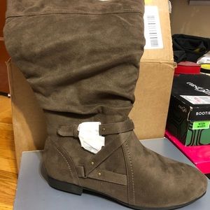 Woman’s suede boot